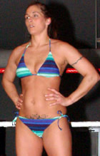 female wrestler Krissy